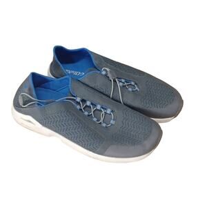 OluKai Inana Men's Size 10 Gray & Blue WET GRIP Sandals